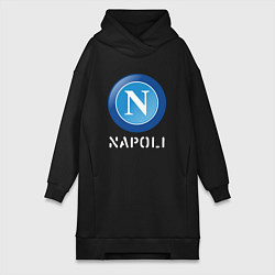 Женское худи-платье SSC NAPOLI Napoli, цвет: черный