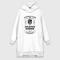 Женская толстовка-платье Atletico Madrid: Football Club Number 1 Legendary