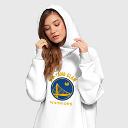 Женское худи-платье Wu - Warriors, цвет: белый — фото 2