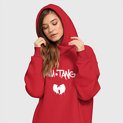 Женское худи-платье Ву-Тэнг Клэн, цвет: красный — фото 2
