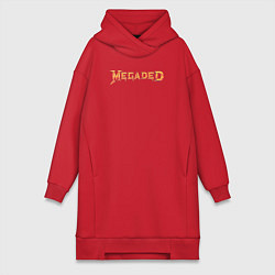 Женское худи-платье MEGADED, цвет: красный