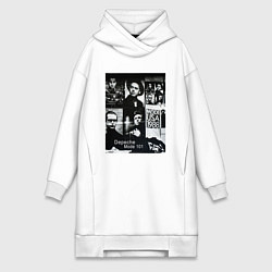 Женское худи-платье Depeche Mode 101 Vintage 1988, цвет: белый
