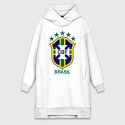 Женская толстовка-платье Brasil CBF