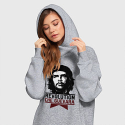 Женское худи-платье Revolution hero, цвет: меланж — фото 2