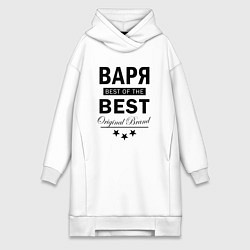 Женское худи-платье Варя best of the best, цвет: белый