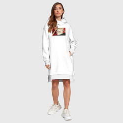 Женское худи-платье Кен Рюгуджи, цвет: белый — фото 2