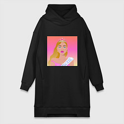 Женская толстовка-платье Принцесса с выпускного