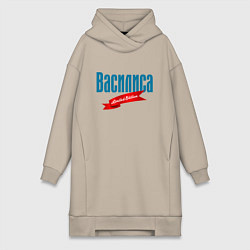 Женское худи-платье Василиса - limited edition, цвет: миндальный