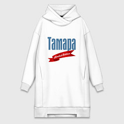 Женское худи-платье Тамара - ограниченный выпуск, цвет: белый
