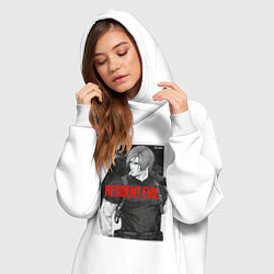 Женское худи-платье Леон с базукой - Resident, цвет: белый — фото 2