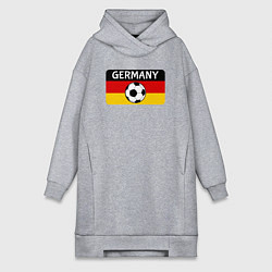 Женская толстовка-платье Football Germany