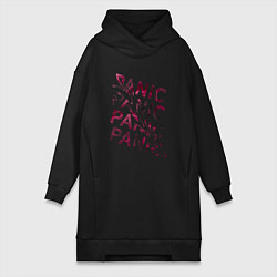Женское худи-платье Panic, цвет: черный