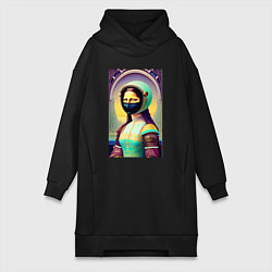Женская толстовка-платье Мона Лиза наших дней - нейросеть