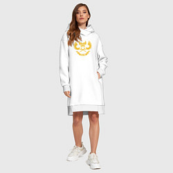 Женское худи-платье Gam Esports лого, цвет: белый — фото 2