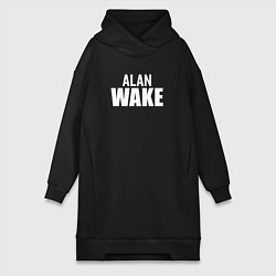 Женская толстовка-платье Alan Wake logo