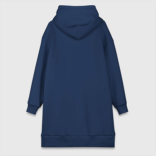 Женская толстовка-платье Лого ChatGPT / Тёмно-синий – фото 2