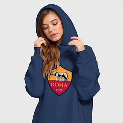 Женское худи-платье Roma sport fc, цвет: тёмно-синий — фото 2