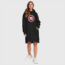 Женское худи-платье Phx basketball, цвет: черный — фото 2