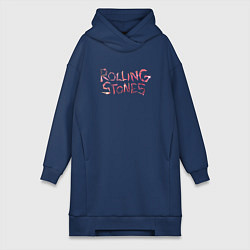 Женская толстовка-платье The Rolling Stones - logo