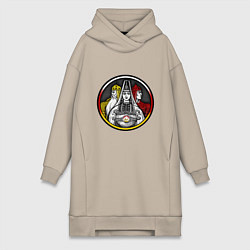 Женская толстовка-платье Ирон адам