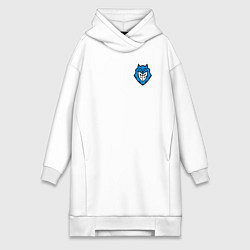 Женское худи-платье Cs go G2 arctic, цвет: белый