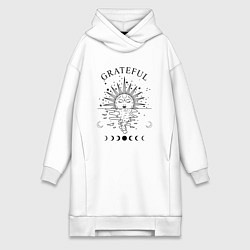 Женская толстовка-платье Grateful