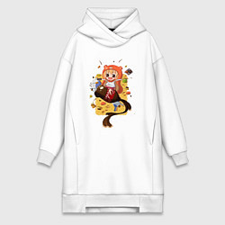 Женская толстовка-платье Двуличная сестрёнка Умару - чиби
