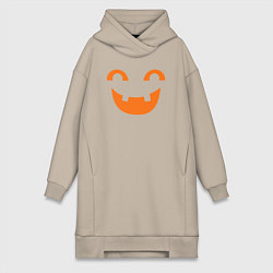 Женская толстовка-платье Orange smile