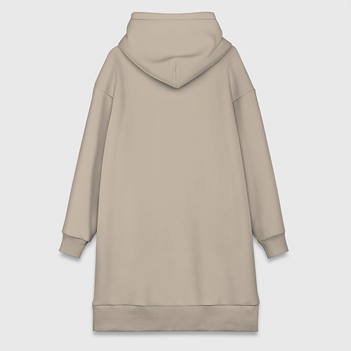 Женская толстовка-платье Вероника может всё / Миндальный – фото 2