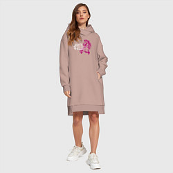Женское худи-платье Дом Кена, цвет: пыльно-розовый — фото 2
