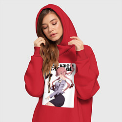 Женское худи-платье Дневник будущего Юно, цвет: красный — фото 2