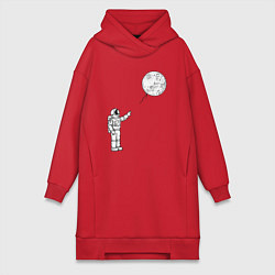 Женская толстовка-платье Space balloon