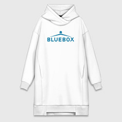 Женское худи-платье Доктор Кто Bluebox, цвет: белый