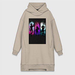 Женское худи-платье Семь смертных грехов Кинг, цвет: миндальный