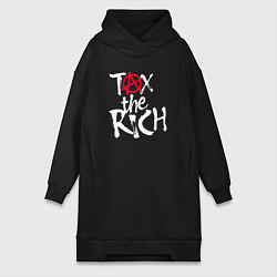 Женская толстовка-платье Tax the rich