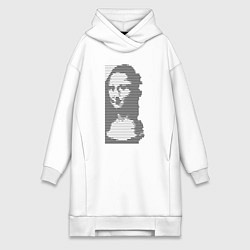 Женская толстовка-платье Mona Lisa text