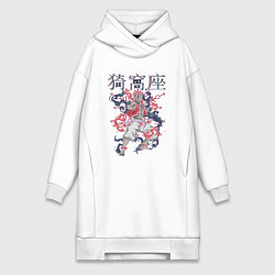 Женская толстовка-платье Клинок рассекающий демонов Акадза demon slayer