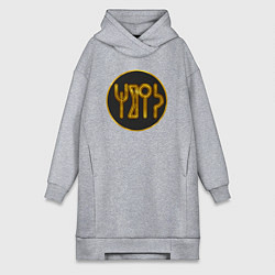 Женское худи-платье Химьяр из Total War: Attila, цвет: меланж
