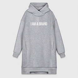 Женская толстовка-платье I am a brand