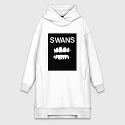 Женское худи-платье Swans Filth, цвет: белый