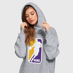 Женское худи-платье Mamba Kobe Bryant, цвет: меланж — фото 2