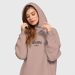 Женское худи-платье Baяn, цвет: пыльно-розовый — фото 2
