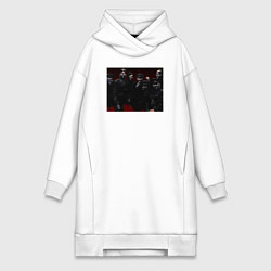Женское худи-платье Красная Армия - СССР, цвет: белый
