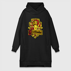 Женская толстовка-платье Hogwarts - gryffindor logo