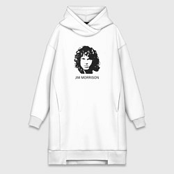 Женская толстовка-платье Jim Morrison rock legend