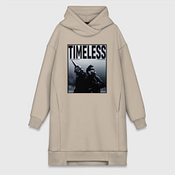 Женское худи-платье Timeless, цвет: миндальный
