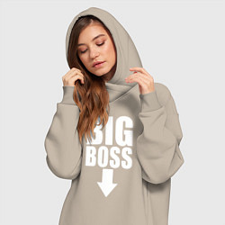 Женское худи-платье Big boss arrow, цвет: миндальный — фото 2