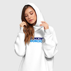 Женское худи-платье Dunkin Doncic, цвет: белый — фото 2