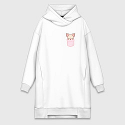 Женская толстовка-платье FoxINy in pocket