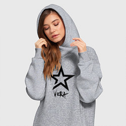 Женское худи-платье Vera - star, цвет: меланж — фото 2